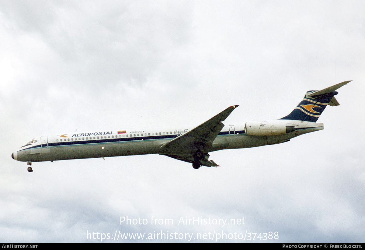 Aircraft Photo of YV-39C | McDonnell Douglas MD-83 (DC-9-83) | Aeropostal | AirHistory.net #374388