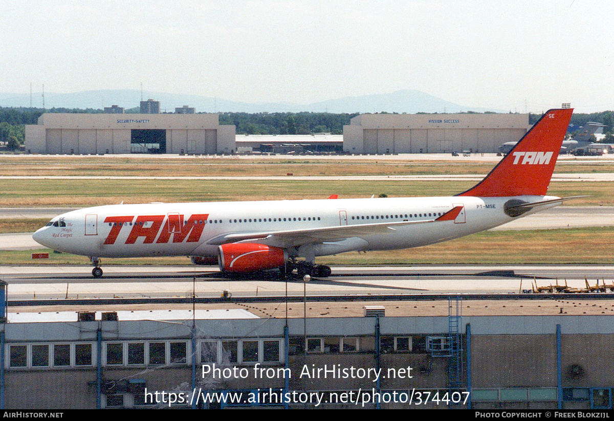 Aircraft Photo of PT-MSE | Airbus A330-243 | TAM Linhas Aéreas | AirHistory.net #374407