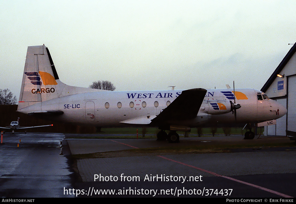 Aircraft Photo of SE-LIC | British Aerospace BAe-748 Srs2B/399LFD | West Air Sweden | AirHistory.net #374437