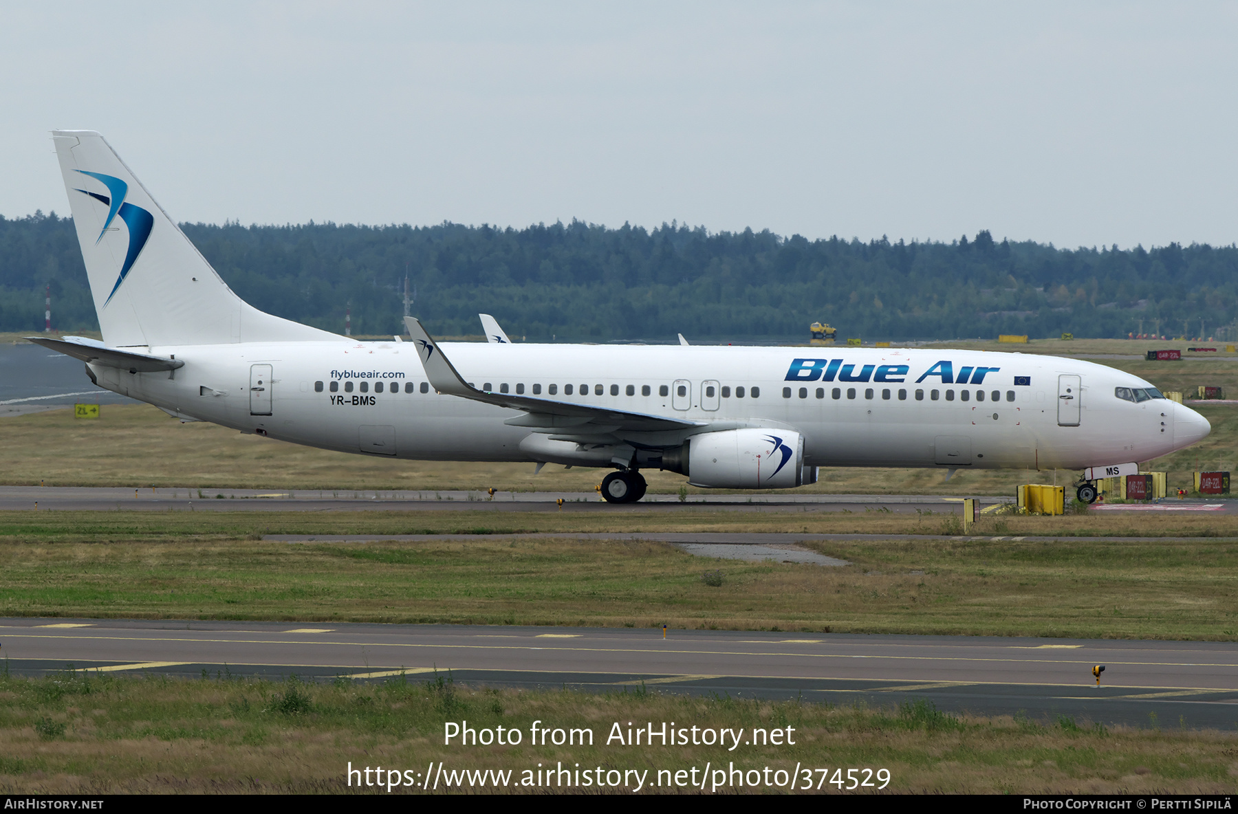 Aircraft Photo of YR-BMS | Boeing 737-8Q8 | Blue Air | AirHistory.net #374529