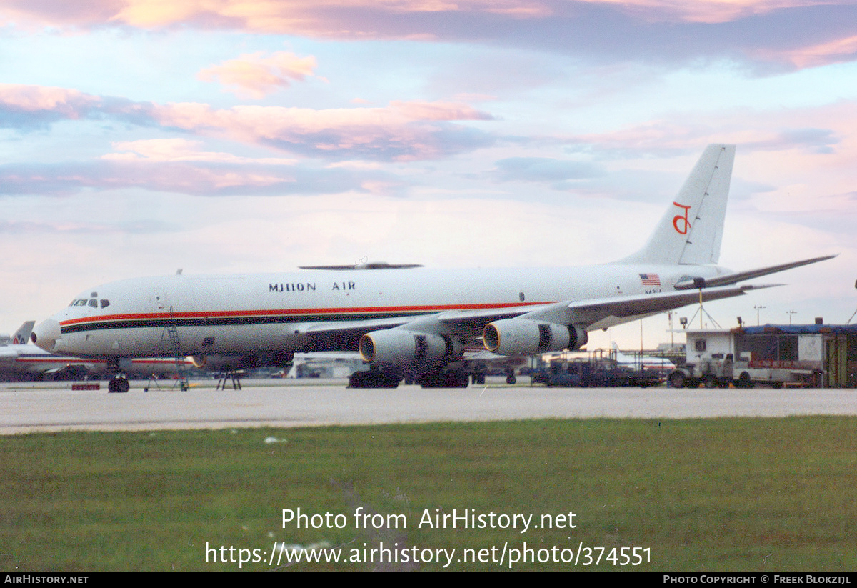 Aircraft Photo of N43UA | Douglas DC-8-54F | Millon Air | AirHistory.net #374551