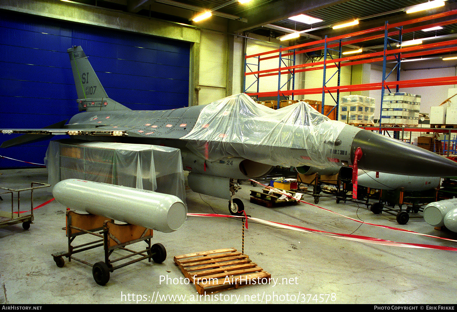 Aircraft Photo of 83-1107 / E-107 | General Dynamics F-16A Fighting Falcon | Denmark - Air Force | AirHistory.net #374578