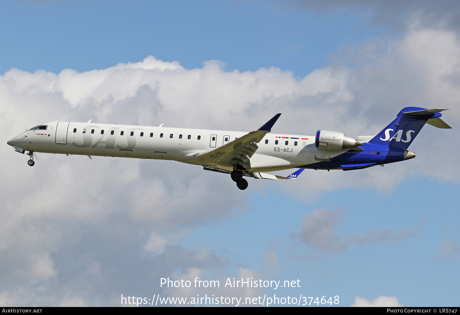 Aircraft Photo of ES-ACJ | Bombardier CRJ-900LR (CL-600-2D24) | Scandinavian Airlines - SAS | AirHistory.net #374648