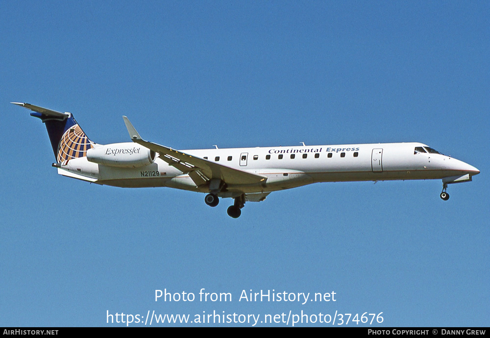 Aircraft Photo of N21129 | Embraer ERJ-145XR (EMB-145XR) | Continental Express | AirHistory.net #374676