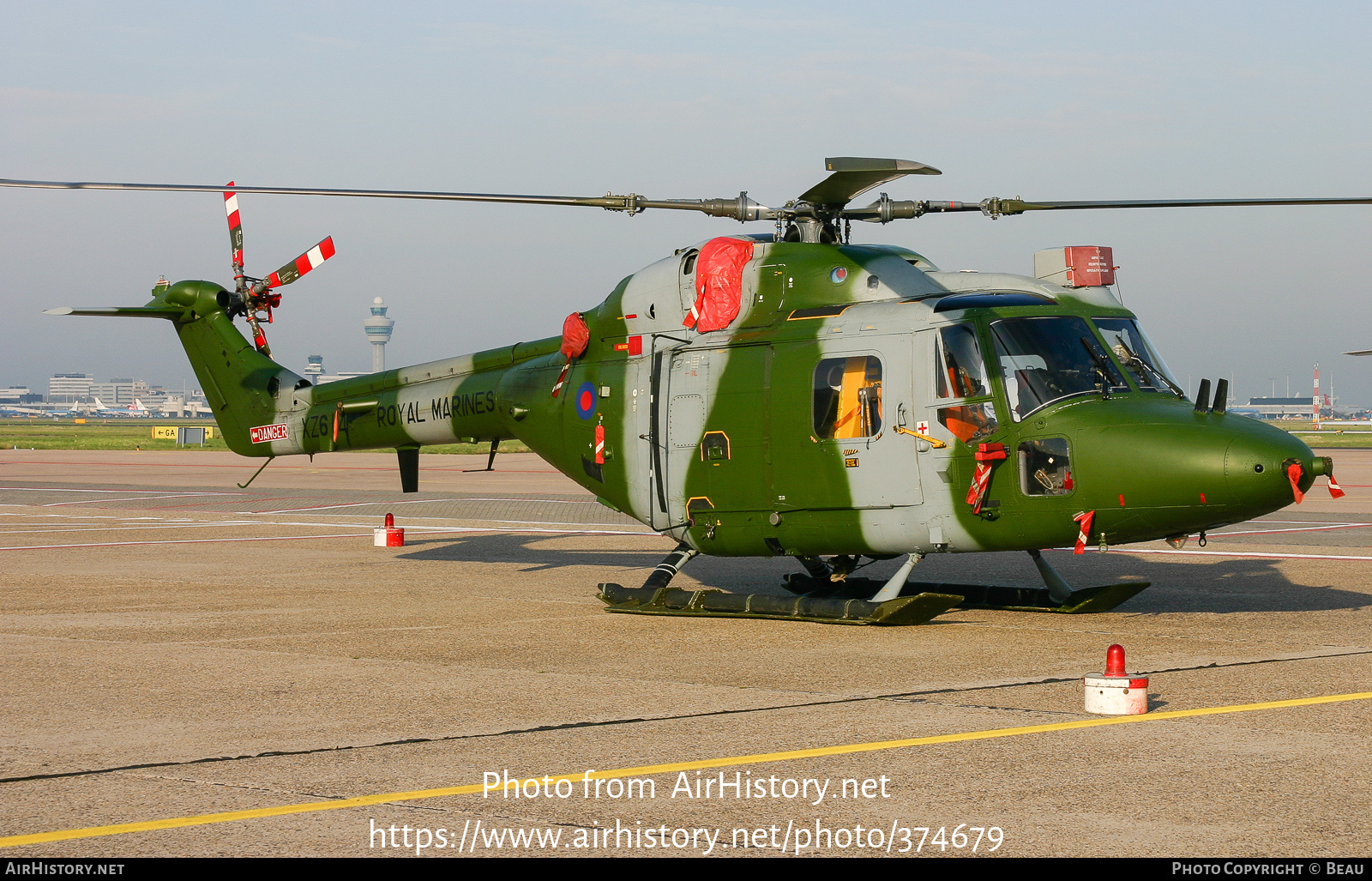 Aircraft Photo of XZ614 | Westland WG-13 Lynx AH7 | UK - Marines | AirHistory.net #374679