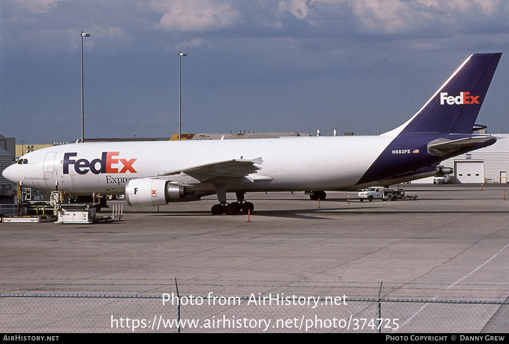 Aircraft Photo of N683FE | Airbus A300F4-605R | FedEx Express - Federal Express | AirHistory.net #374725