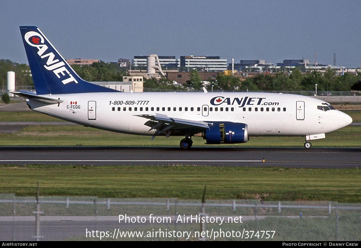 Aircraft Photo of C-FCGG | Boeing 737-522 | CanJet Airlines | AirHistory.net #374757