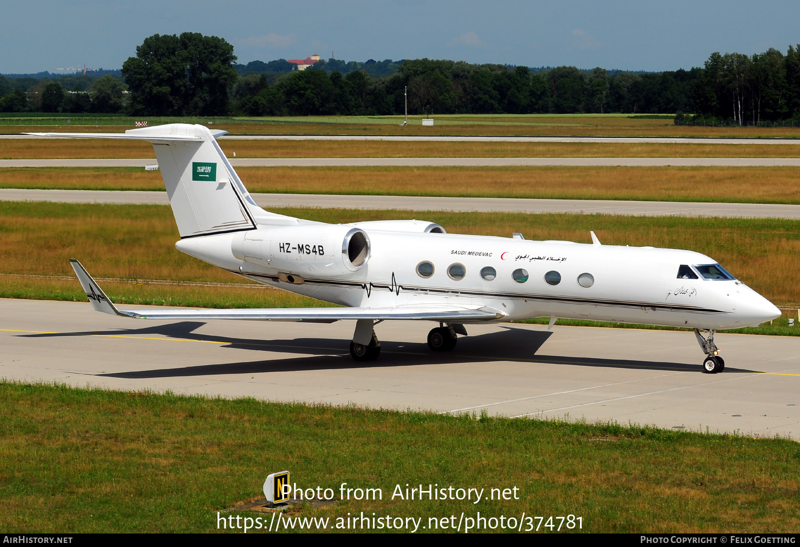 Aircraft Photo of HZ-MS4B | Gulfstream Aerospace G-IV-X Gulfstream G450 | Saudi Medevac | AirHistory.net #374781