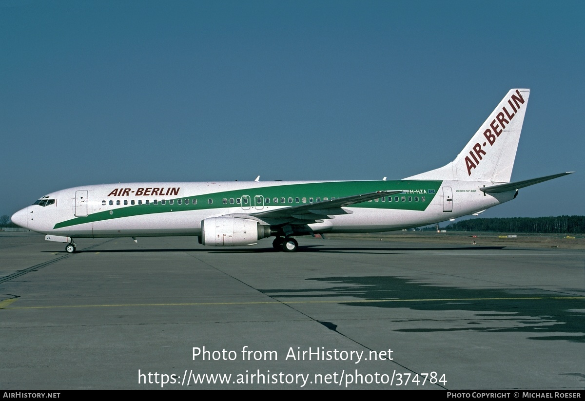 Aircraft Photo of PH-HZA | Boeing 737-8K2 | Air Berlin | AirHistory.net #374784