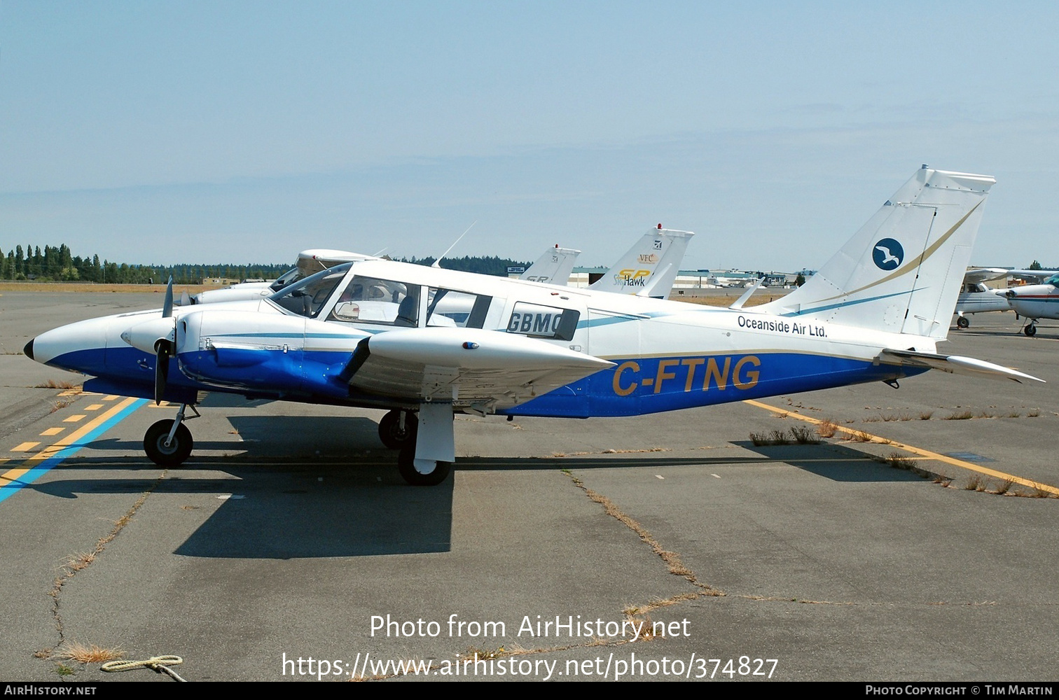 Aircraft Photo of C-FTNG | Piper PA-34-200 Seneca | Oceanside Air | AirHistory.net #374827