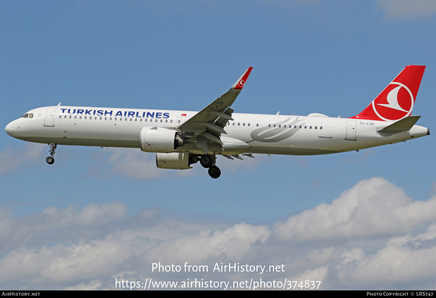 Aircraft Photo of TC-LSP | Airbus A321-271NX | Turkish Airlines | AirHistory.net #374837