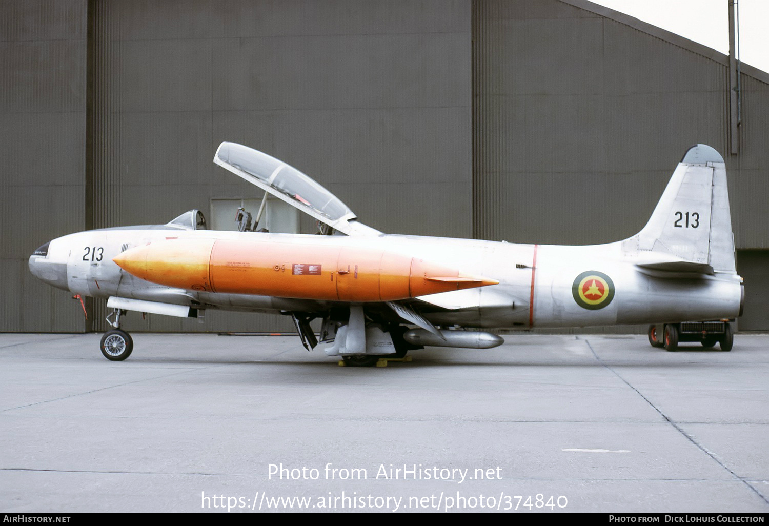 Aircraft Photo of 213 | Lockheed T-33A | Ethiopia - Air Force | AirHistory.net #374840