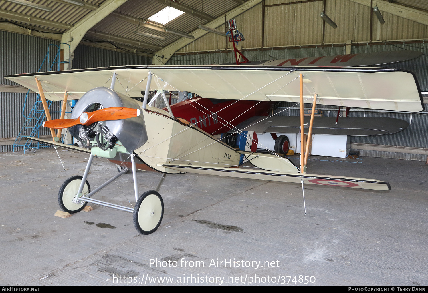 Aircraft Photo of G-CLPN / N594 | Nieuport 11 (replica) | UK - Navy | AirHistory.net #374850