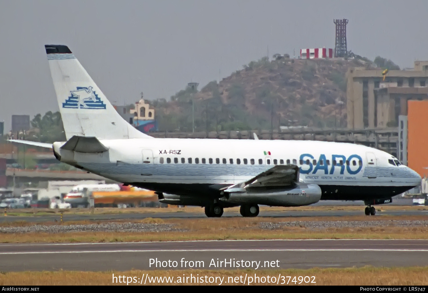 Aircraft Photo of XA-RSZ | Boeing 737-130 | SARO - Servicios Aéreos Rutas Oriente | AirHistory.net #374902