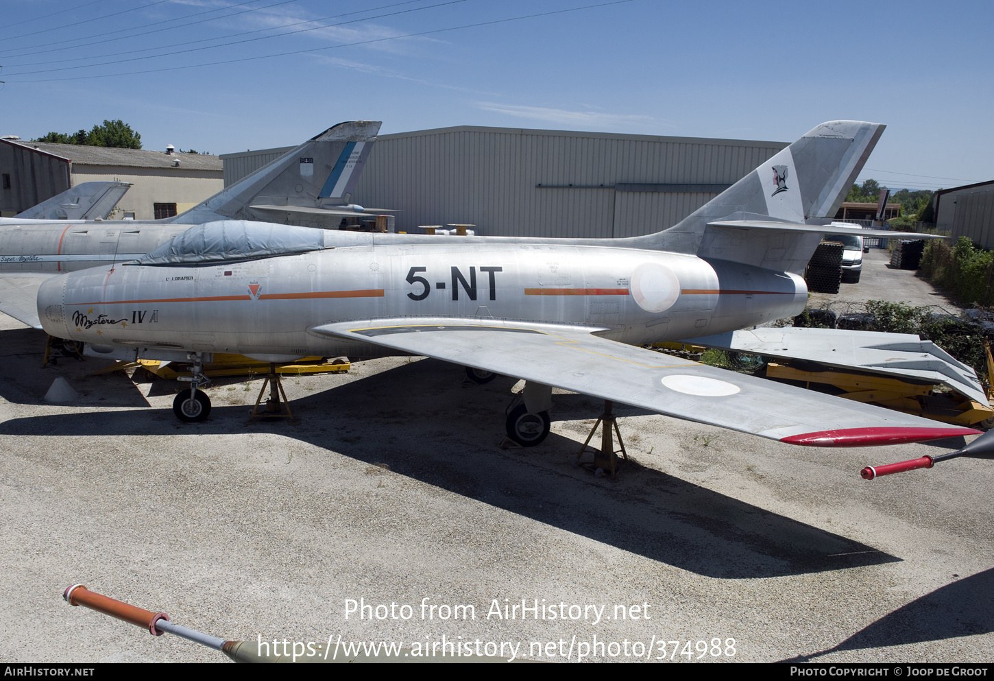 Aircraft Photo of 28 | Dassault MD-454 Mystere IV A | France - Air Force | AirHistory.net #374988