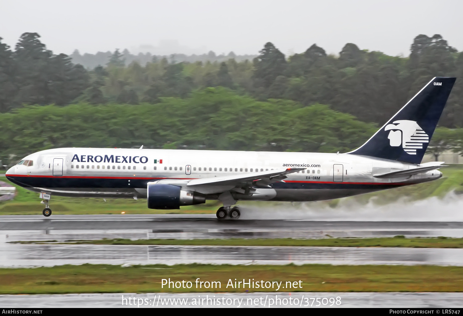 Aircraft Photo of XA-OAM | Boeing 767-2B1/ER | AeroMéxico | AirHistory.net #375098