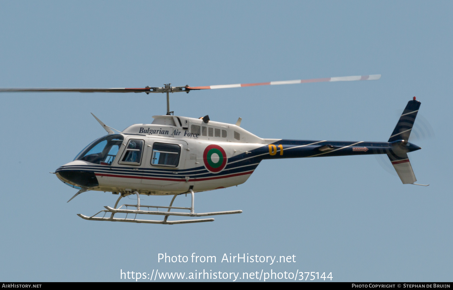 Aircraft Photo of 01 | Bell 206B JetRanger | Bulgaria - Air Force | AirHistory.net #375144