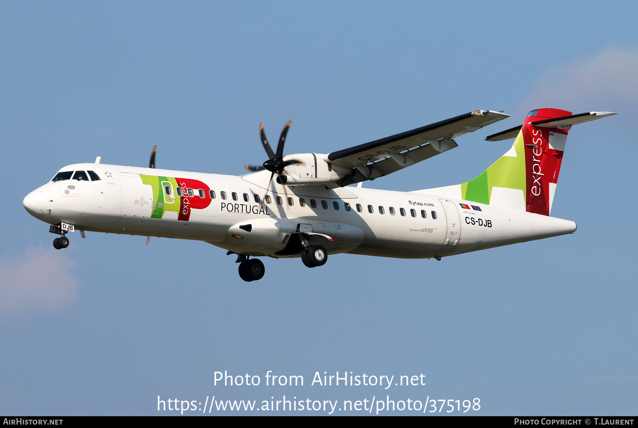 Aircraft Photo of CS-DJB | ATR ATR-72-600 (ATR-72-212A) | TAP Portugal Express | AirHistory.net #375198