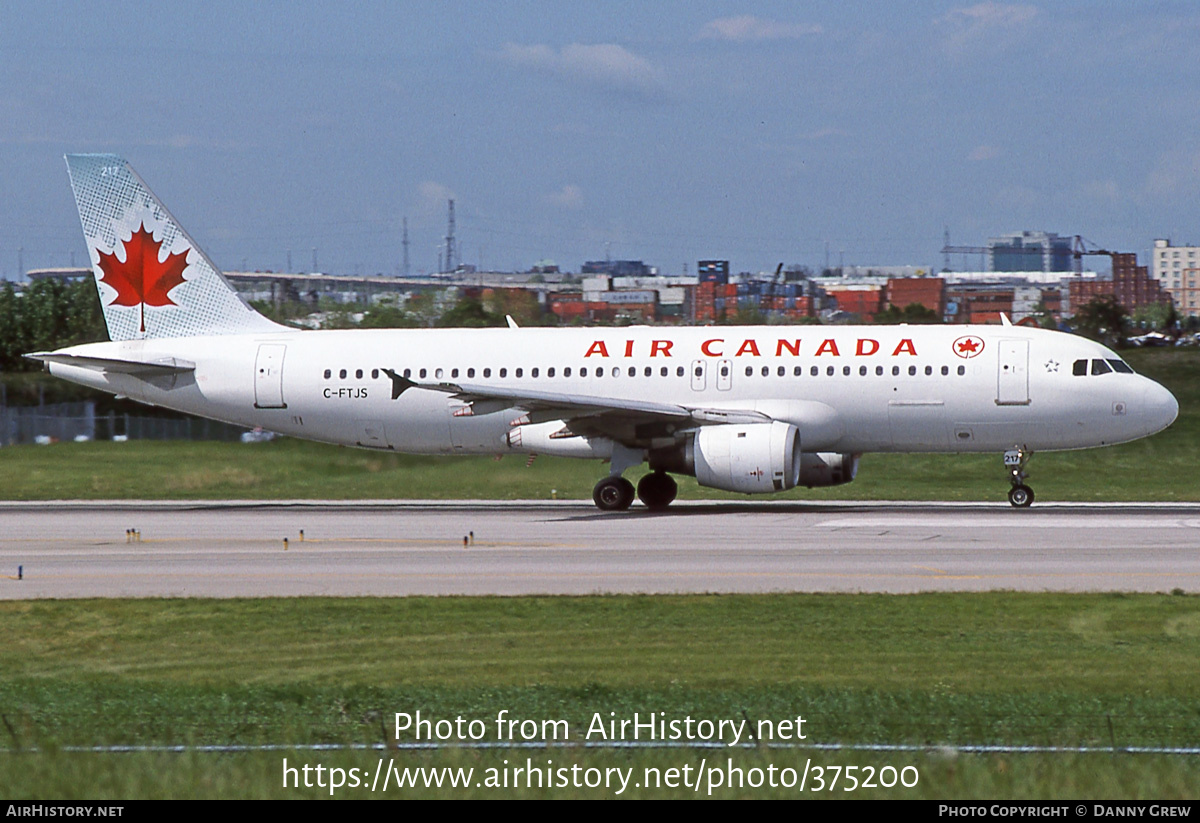 Aircraft Photo of C-FTJS | Airbus A320-211 | Air Canada | AirHistory.net #375200