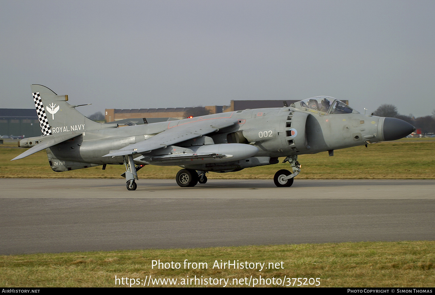 Aircraft Photo of ZH798 | British Aerospace Sea Harrier FA2 | UK - Navy | AirHistory.net #375205