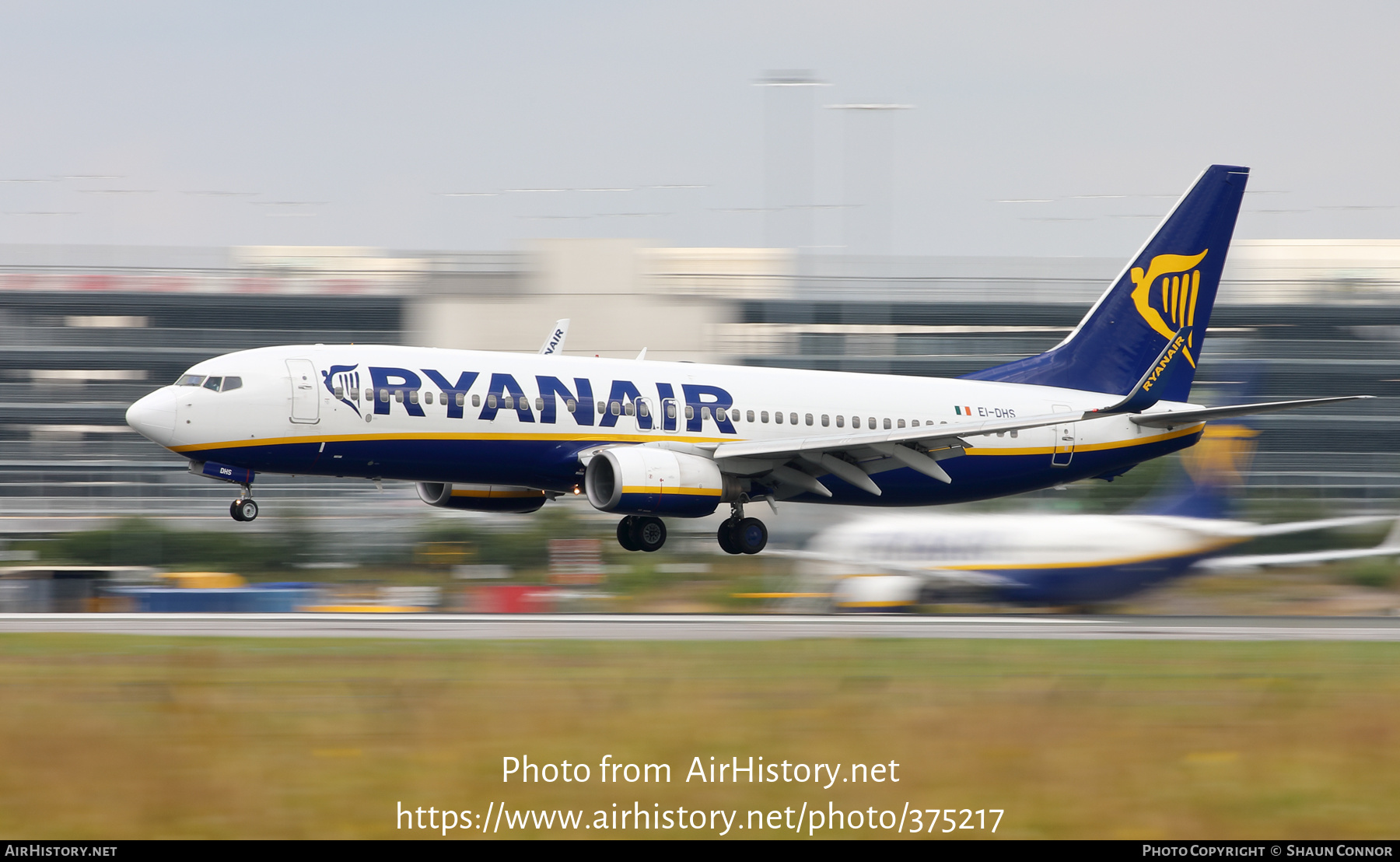 Aircraft Photo of EI-DHS | Boeing 737-8AS | Ryanair | AirHistory.net #375217