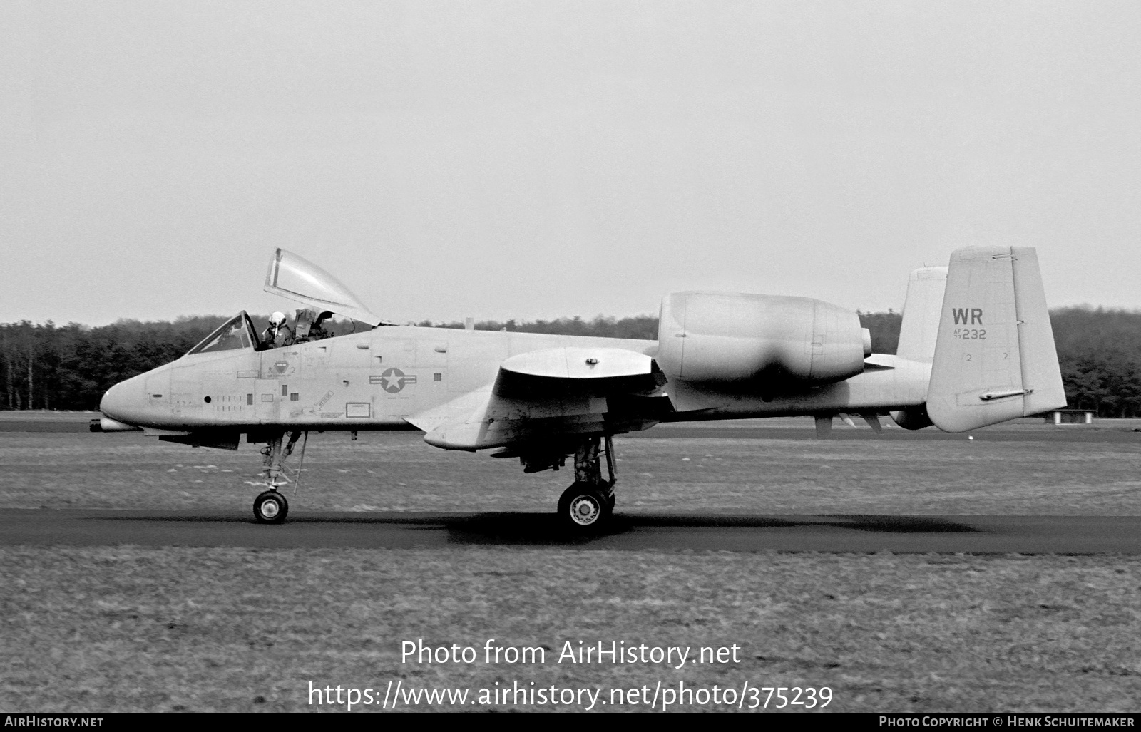 Aircraft Photo of 77-0232 / AF77-232 | Fairchild A-10A Thunderbolt II | USA - Air Force | AirHistory.net #375239