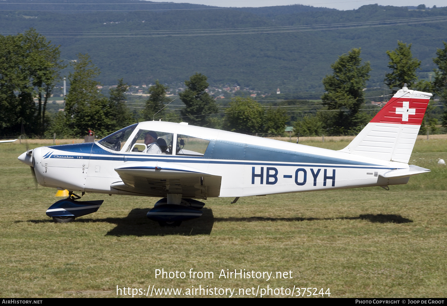 Aircraft Photo of HB-OYH | Piper PA-28-140 Cherokee | AirHistory.net #375244