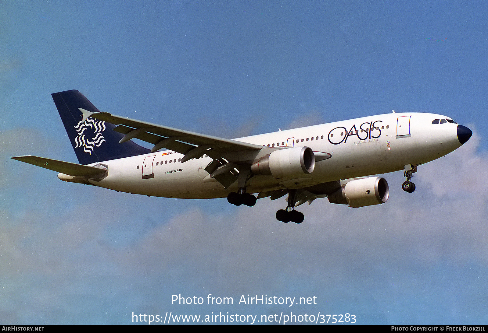 Aircraft Photo of EC-FXB | Airbus A310-324 | Oasis International Airlines | AirHistory.net #375283