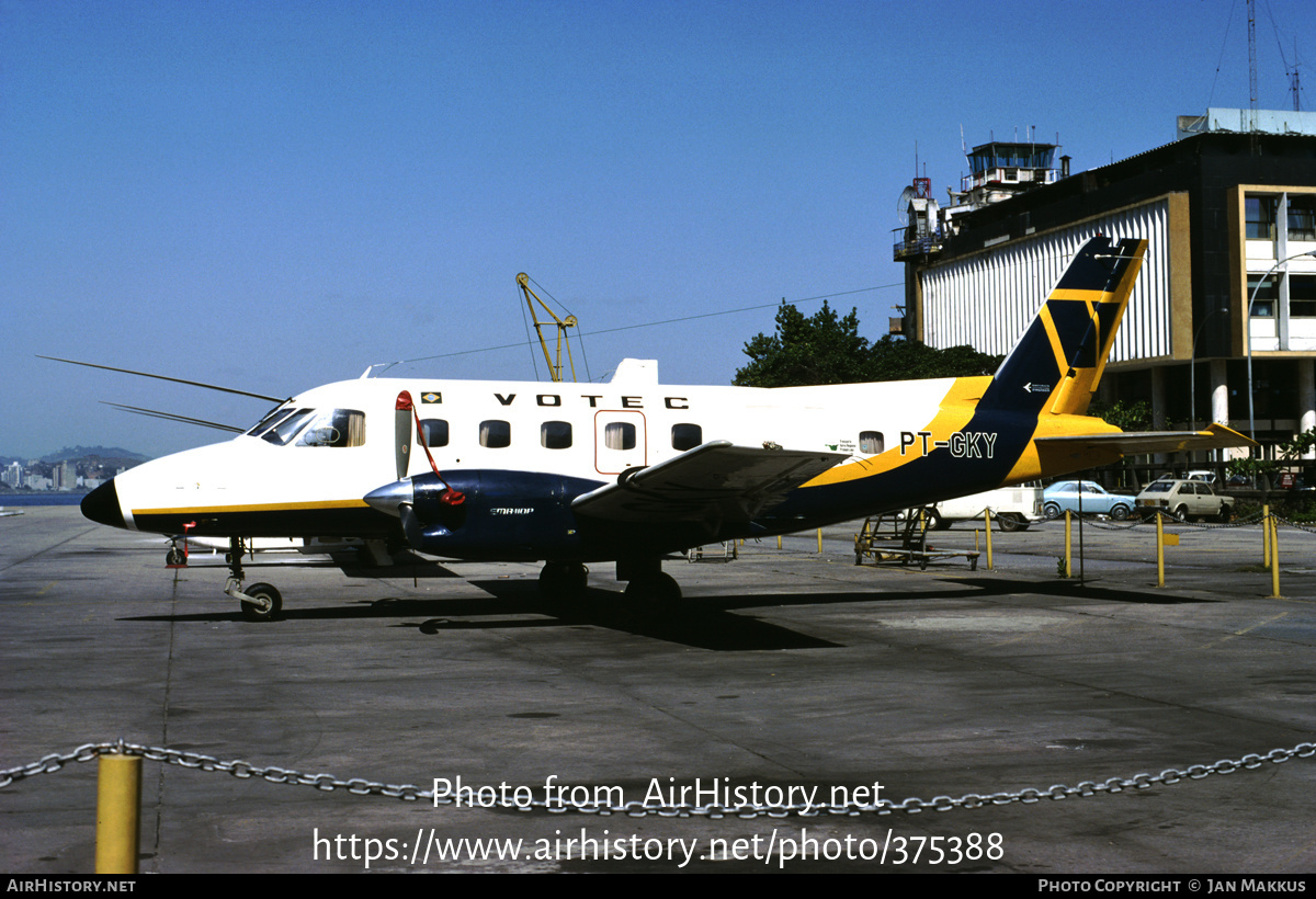 Aircraft Photo of PT-KGY | Embraer EMB-110 Bandeirante | Votec Serviços Aéreos Regionais | AirHistory.net #375388