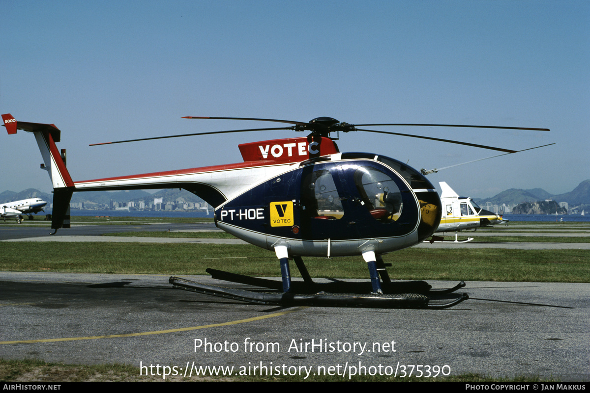 Aircraft Photo of PT-HOE | Hughes 500D (369D) | Votec Serviços Aéreos Regionais | AirHistory.net #375390