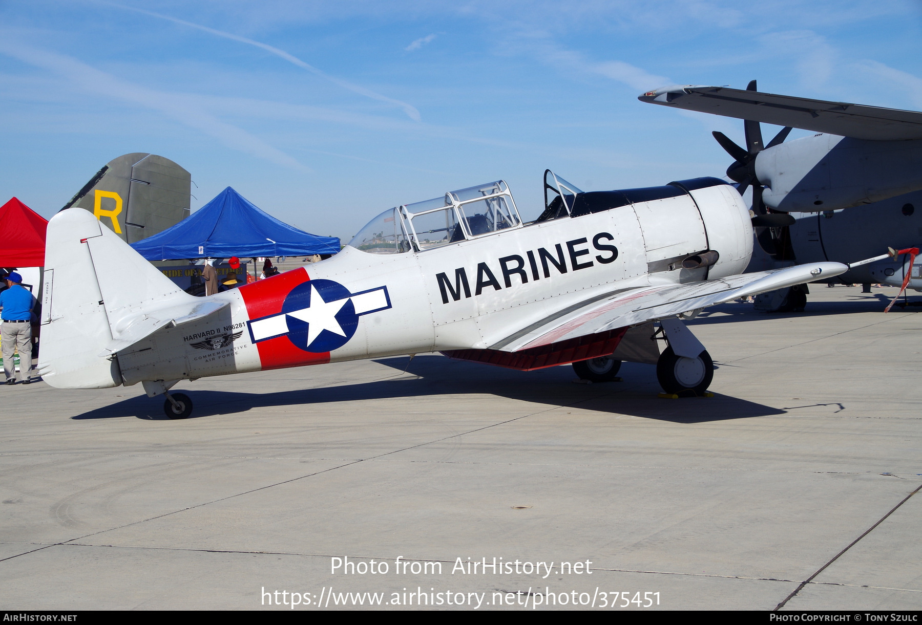 Aircraft Photo of N96281 | North American AT-6A Texan | USA - Marines | AirHistory.net #375451