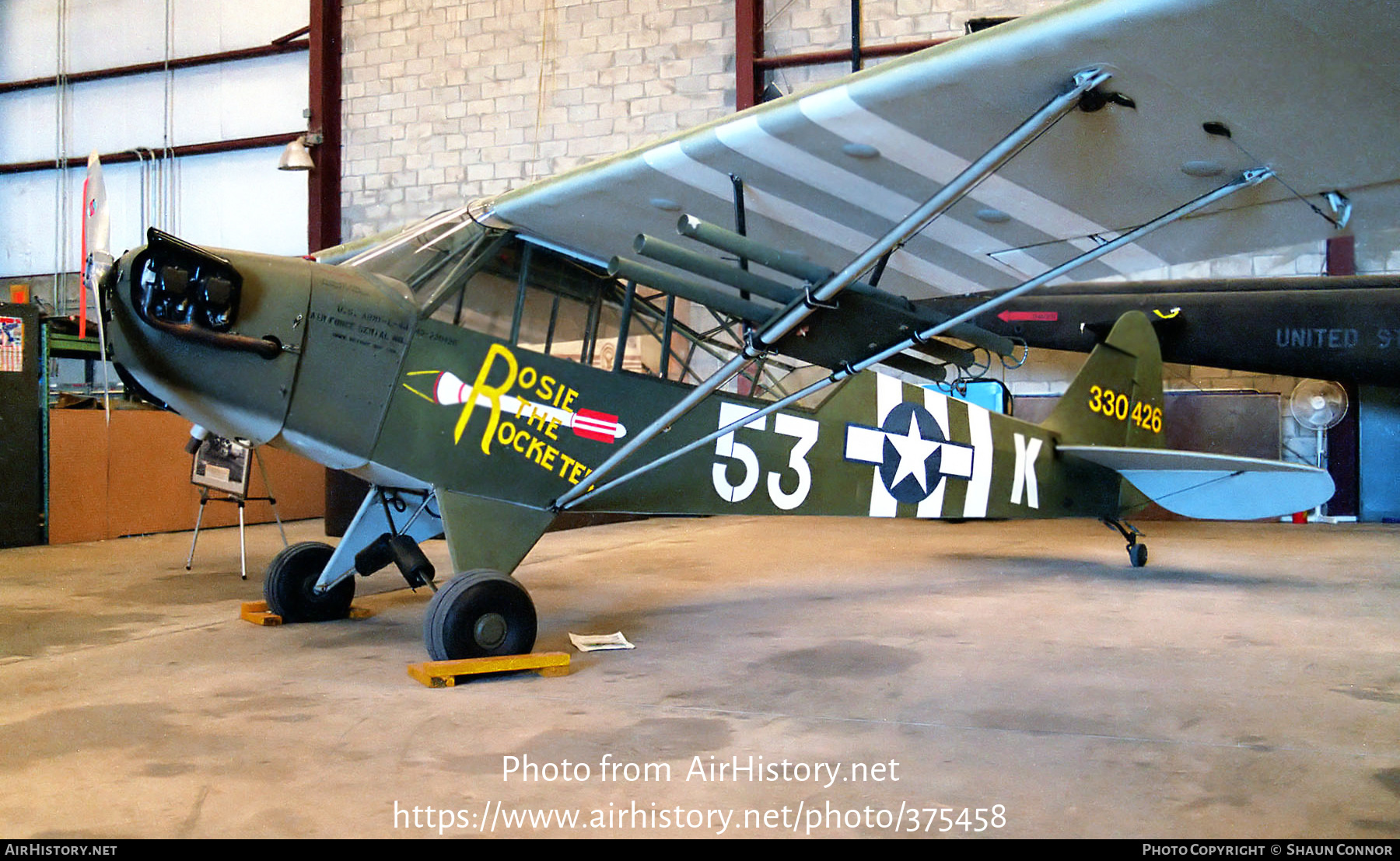 Aircraft Photo of N1406V / 330426 | Piper J-3C-65 Cub | USA - Air Force | AirHistory.net #375458