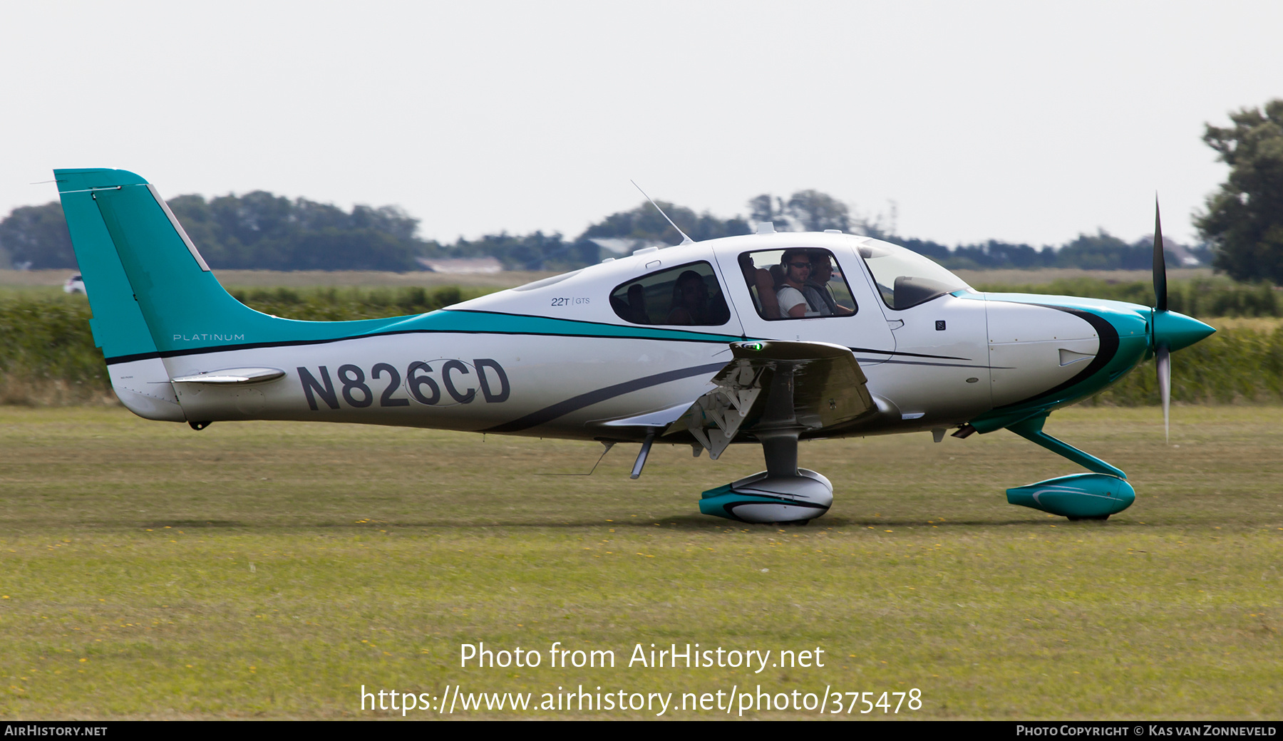 Aircraft Photo of N826CD | Cirrus SR-22T G5-GTS Platinum | AirHistory.net #375478