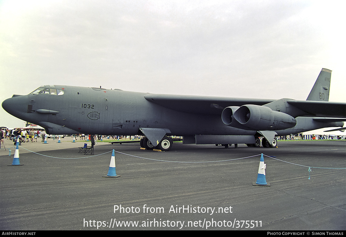 Aircraft Photo of 61-0032 / AF61-032 | Boeing B-52H Stratofortress | USA - Air Force | AirHistory.net #375511