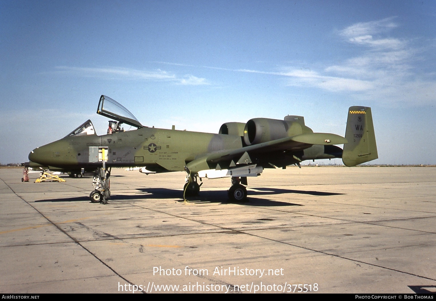 Aircraft Photo of 75-0266 / 75266 | Fairchild A-10A Thunderbolt II | USA - Air Force | AirHistory.net #375518