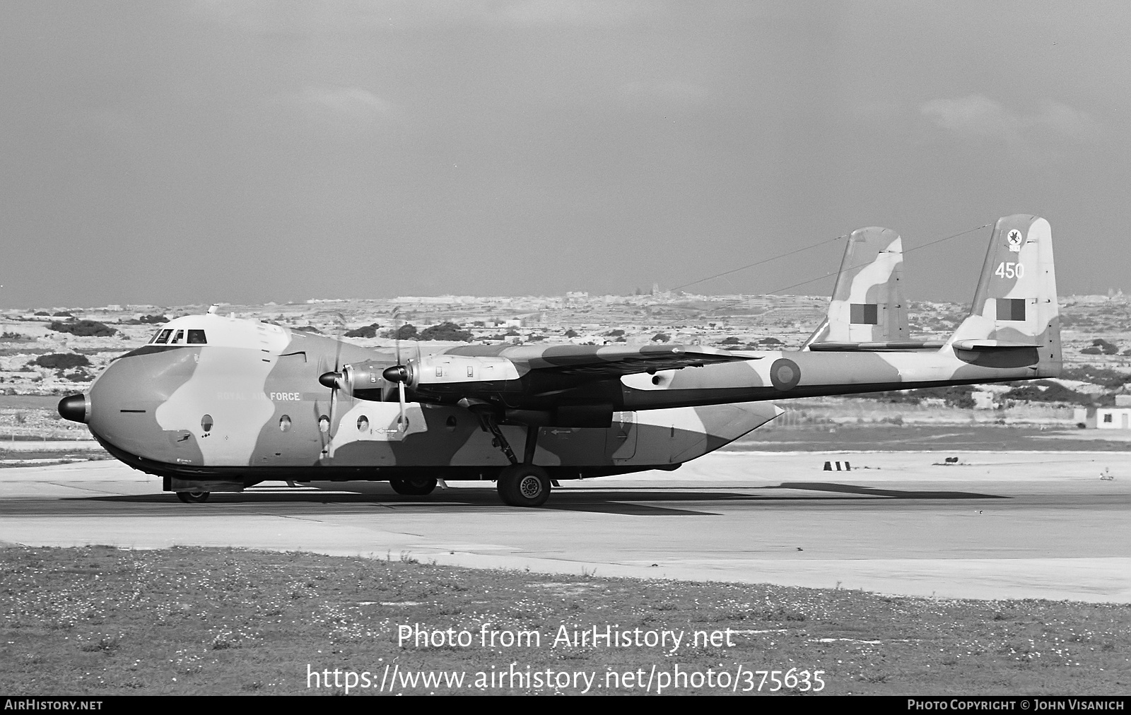 Aircraft Photo of XP450 | Armstrong Whitworth AW-660 Argosy C.1 | UK - Air Force | AirHistory.net #375635