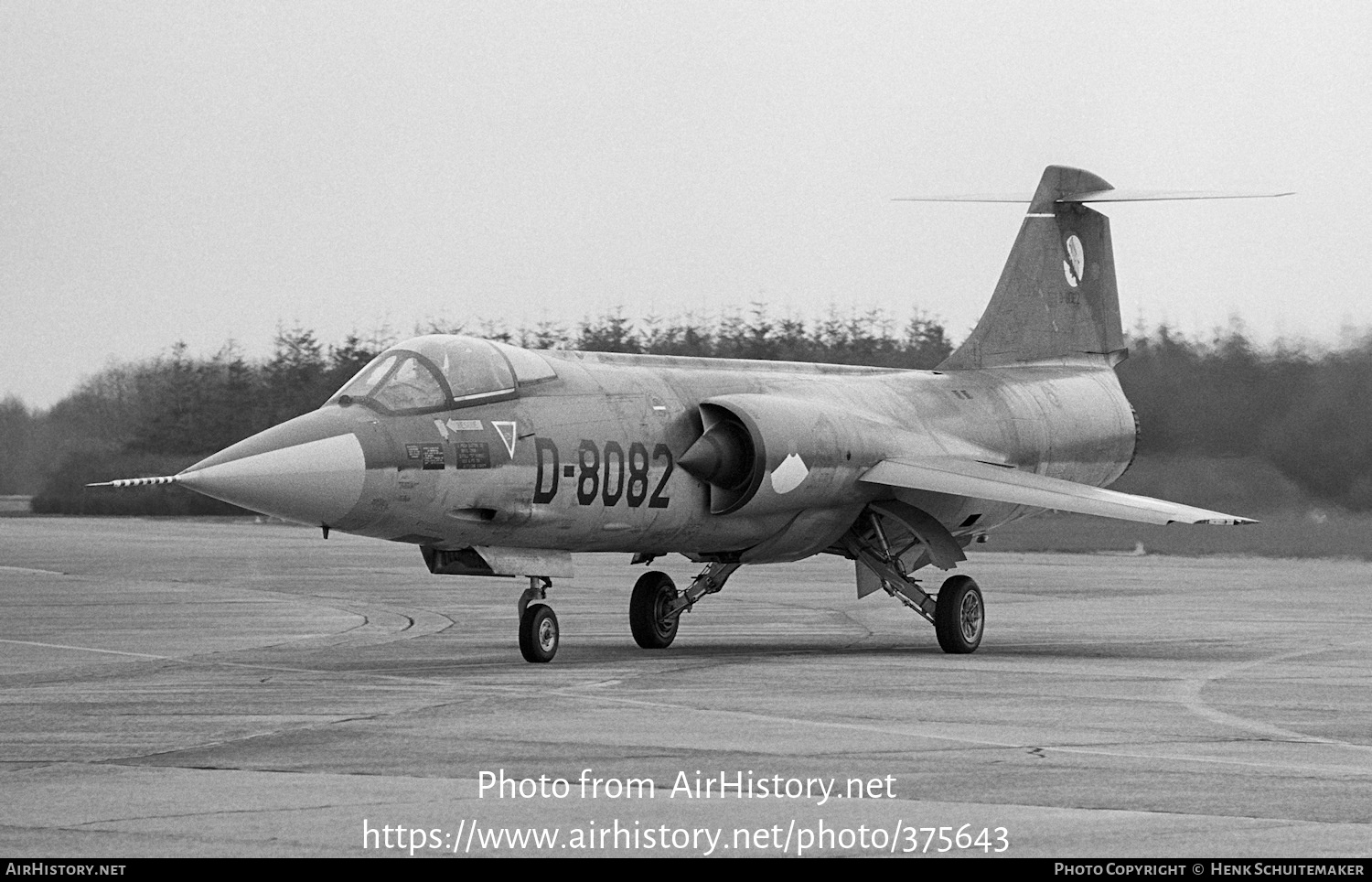 Aircraft Photo of D-8082 | Lockheed F-104G Starfighter | Netherlands - Air Force | AirHistory.net #375643