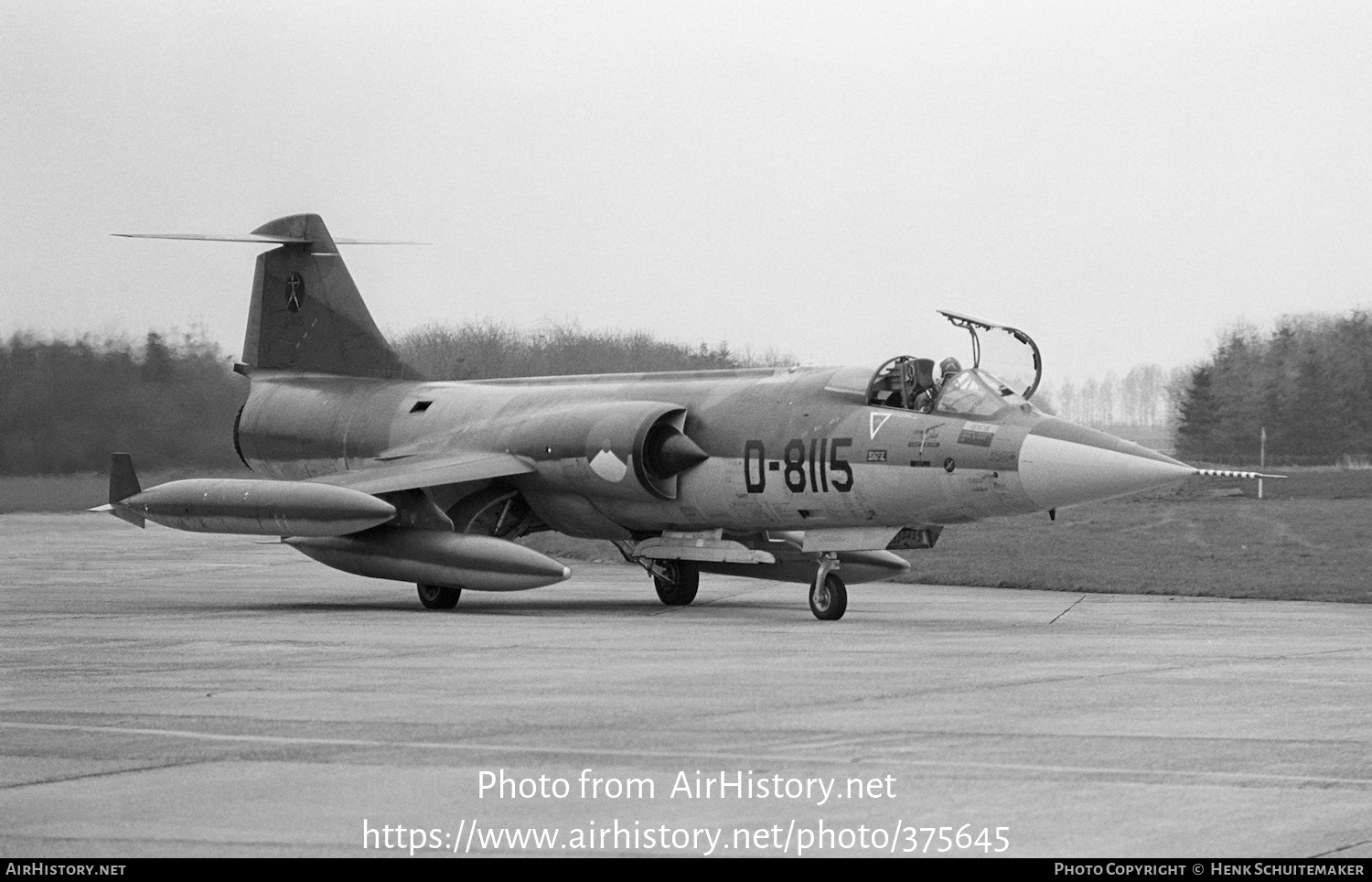 Aircraft Photo of D-8115 | Lockheed F-104G Starfighter | Netherlands ...