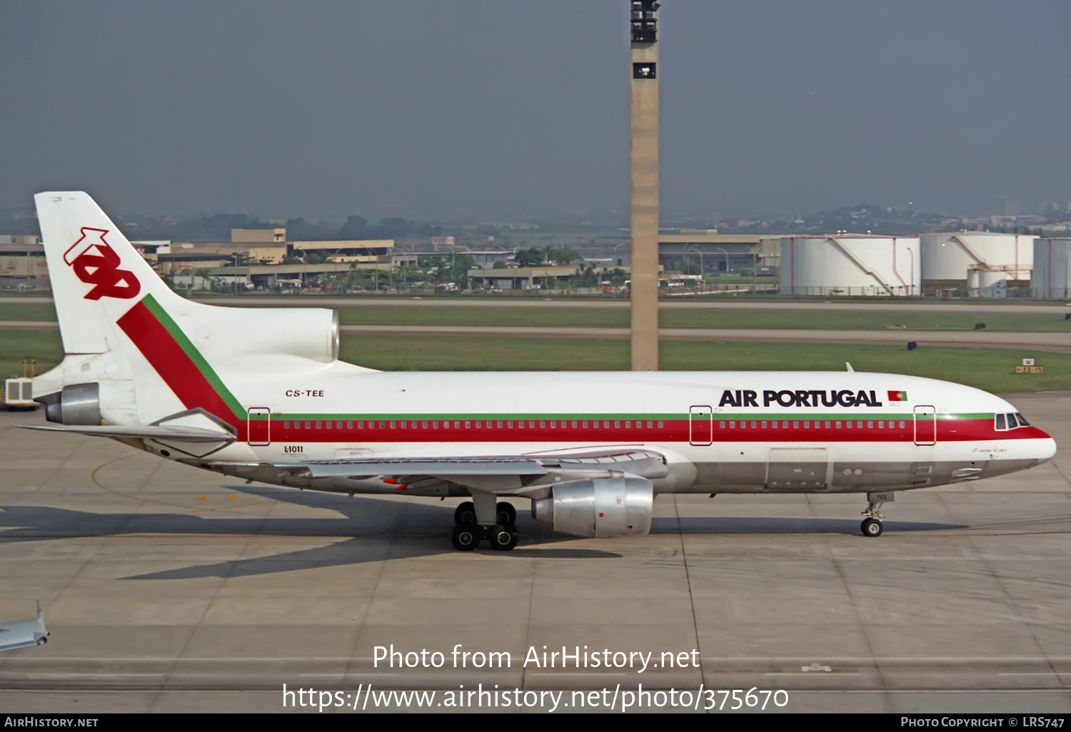 Aircraft Photo of CS-TEE | Lockheed L-1011-385-3 TriStar 500 | TAP Air Portugal | AirHistory.net #375670