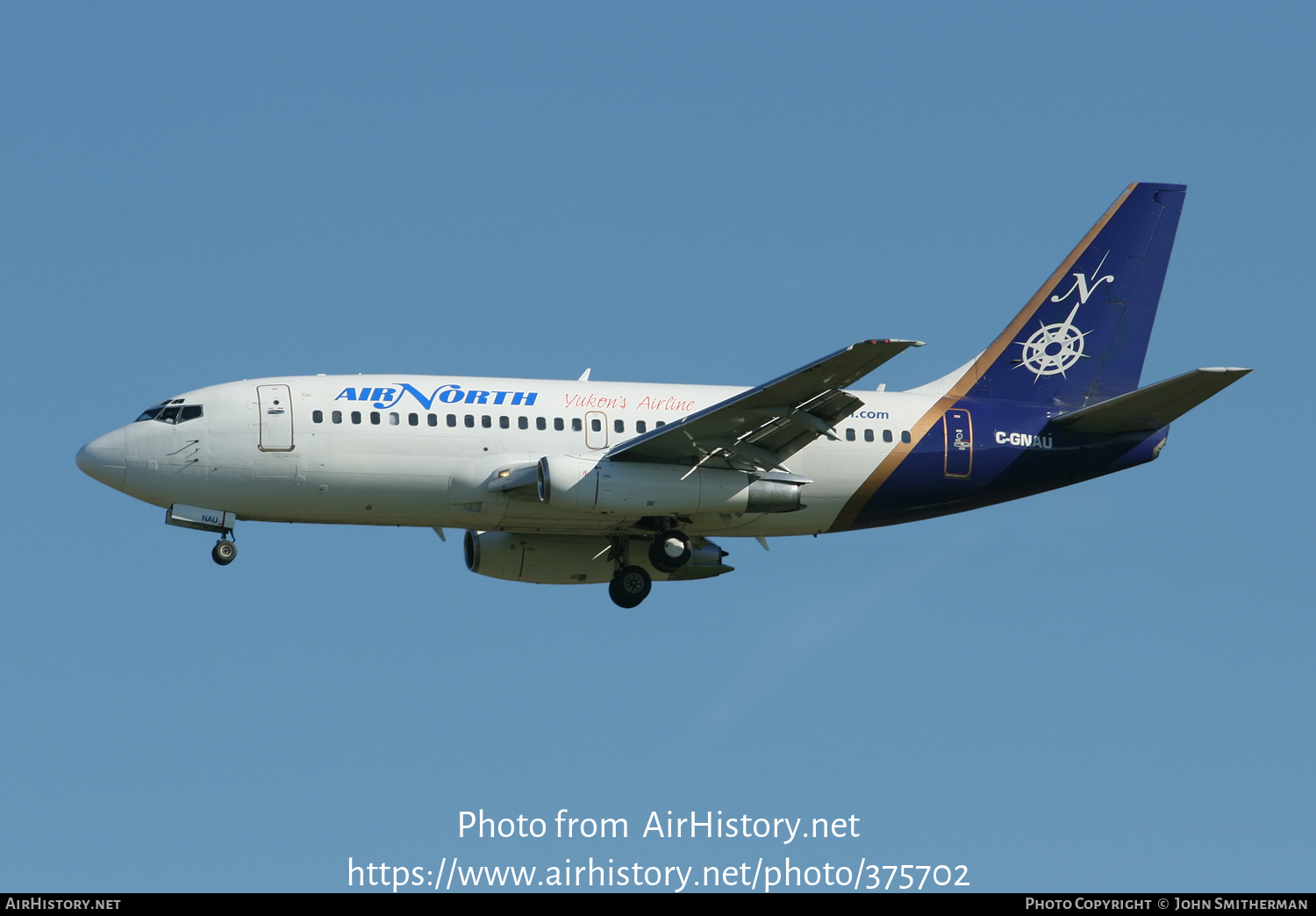 Aircraft Photo of C-GNAU | Boeing 737-201/Adv | Air North | AirHistory.net #375702