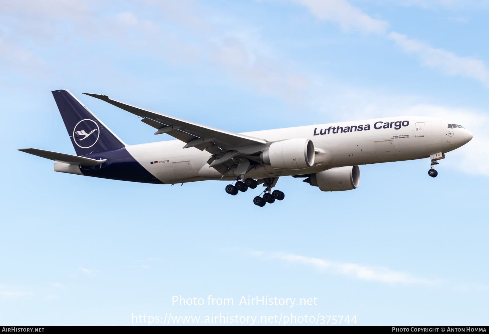 Aircraft Photo of D-ALFH | Boeing 777-F | Lufthansa Cargo | AirHistory.net #375744