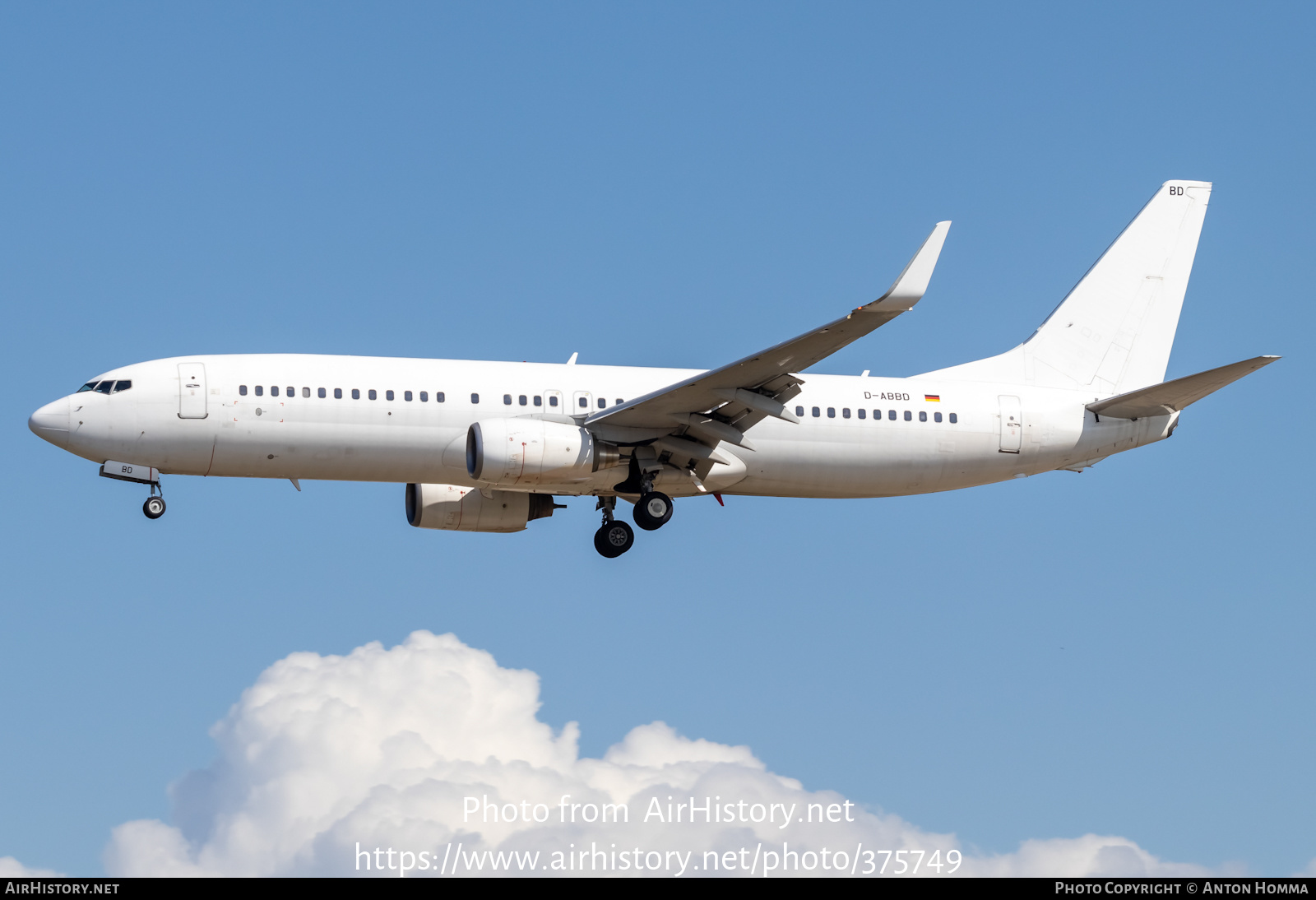 Aircraft Photo of D-ABBD | Boeing 737-86J | TUI | AirHistory.net #375749