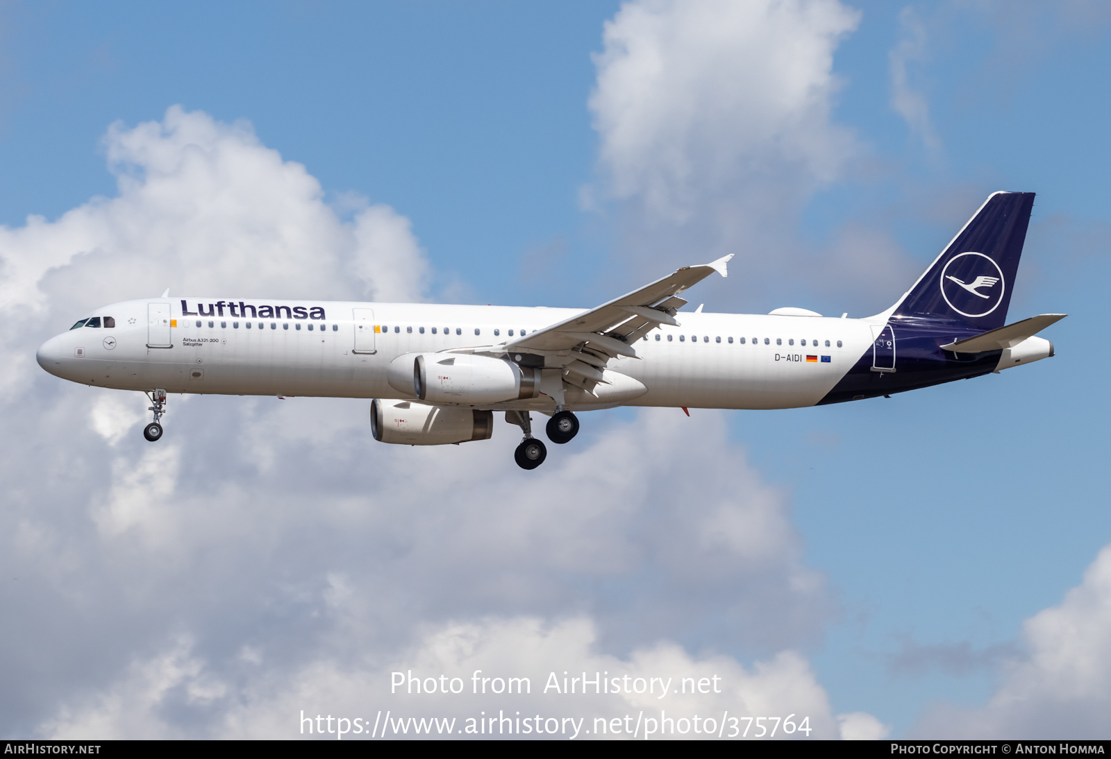 Aircraft Photo of D-AIDI | Airbus A321-231 | Lufthansa | AirHistory.net #375764