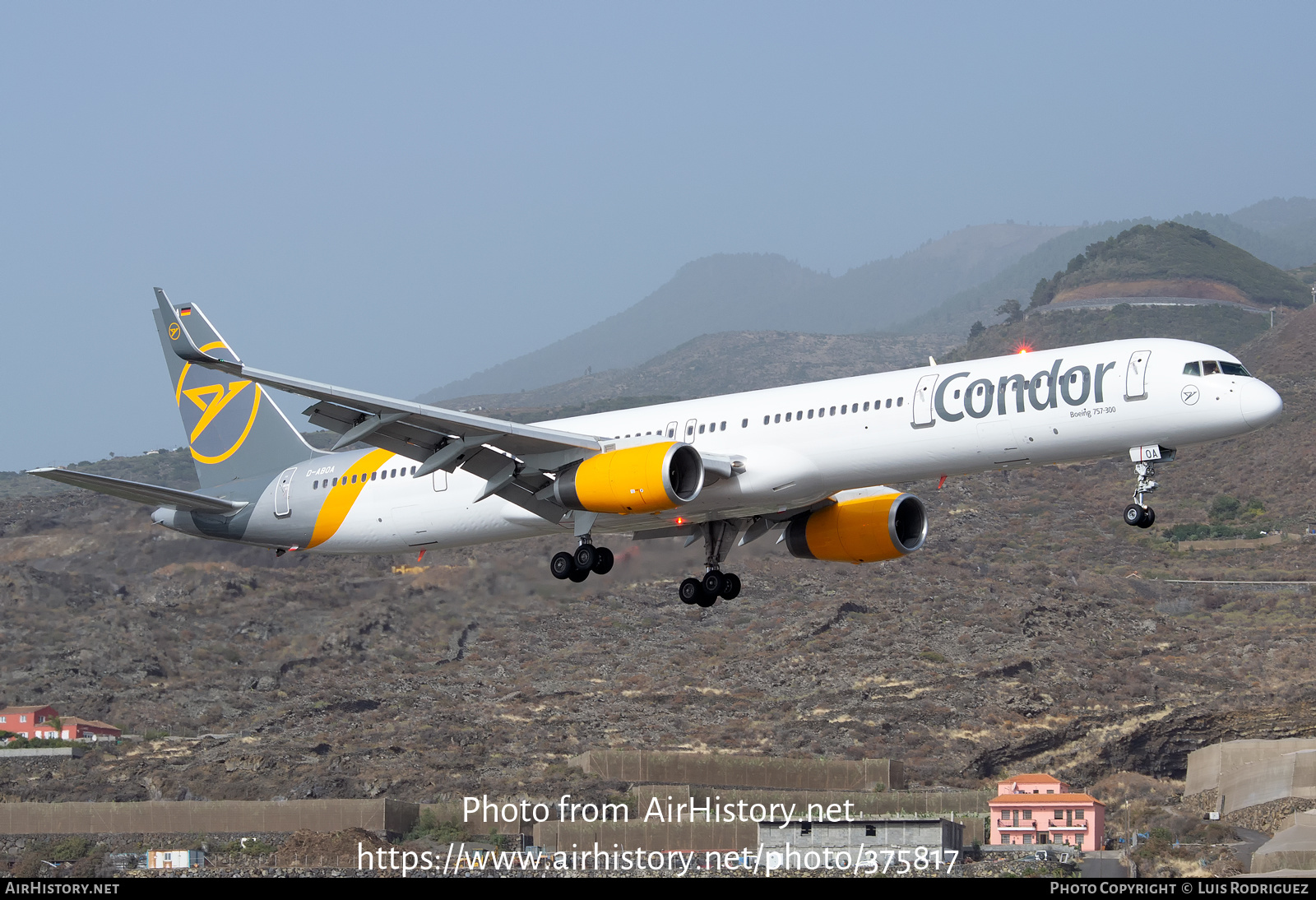 Aircraft Photo of D-ABOA | Boeing 757-330 | Condor Flugdienst | AirHistory.net #375817