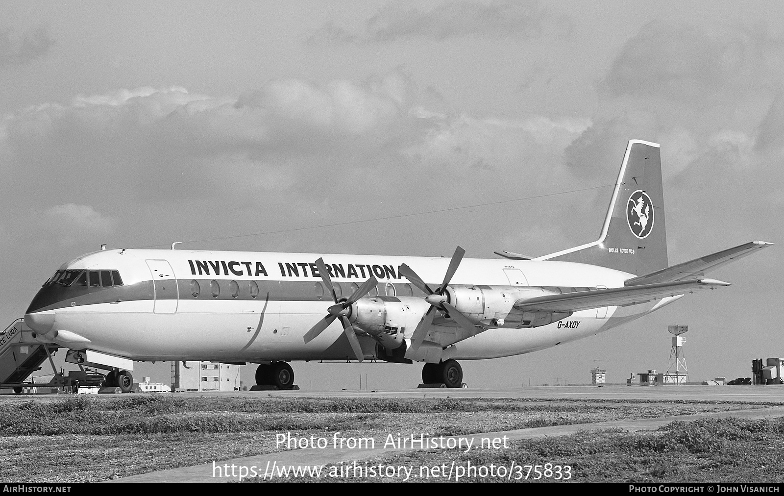 Aircraft Photo of G-AXOY | Vickers 952 Vanguard | Invicta International Airlines | AirHistory.net #375833