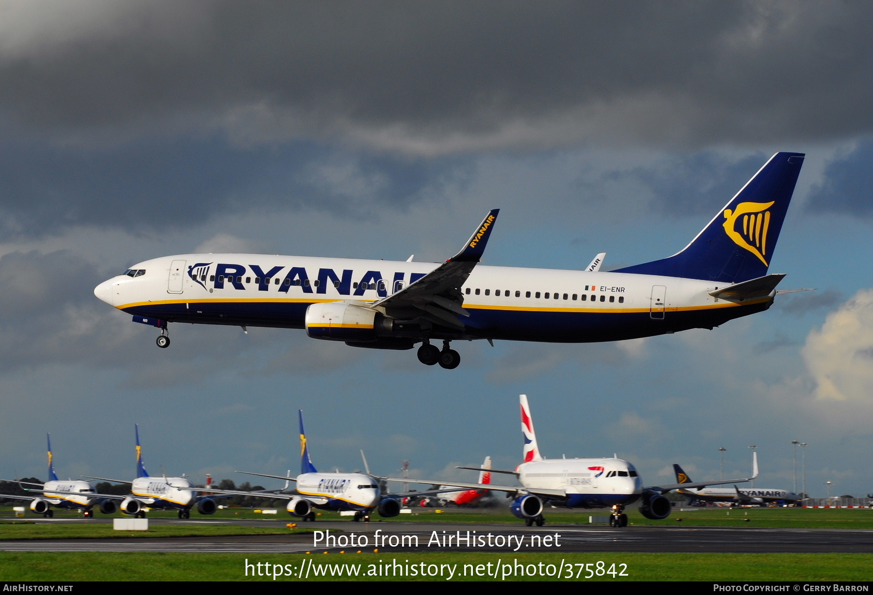 Aircraft Photo of EI-ENR | Boeing 737-8AS | Ryanair | AirHistory.net #375842