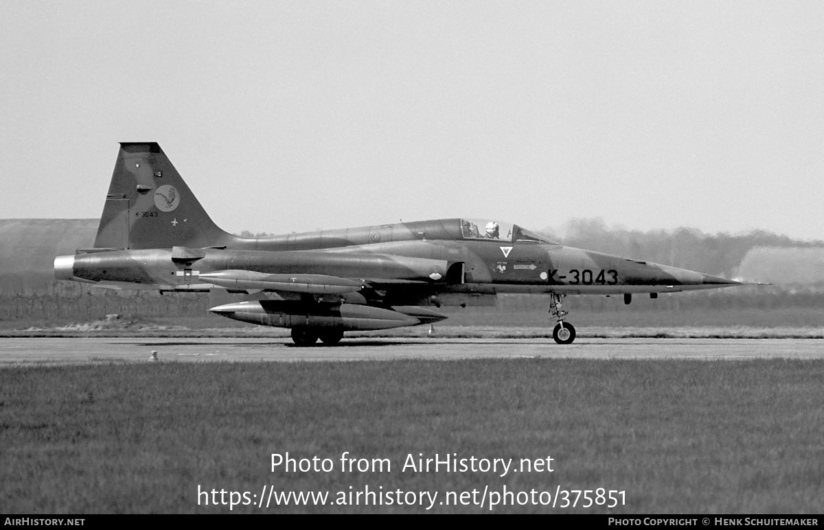 Aircraft Photo of K-3043 | Canadair NF-5A | Netherlands - Air Force | AirHistory.net #375851