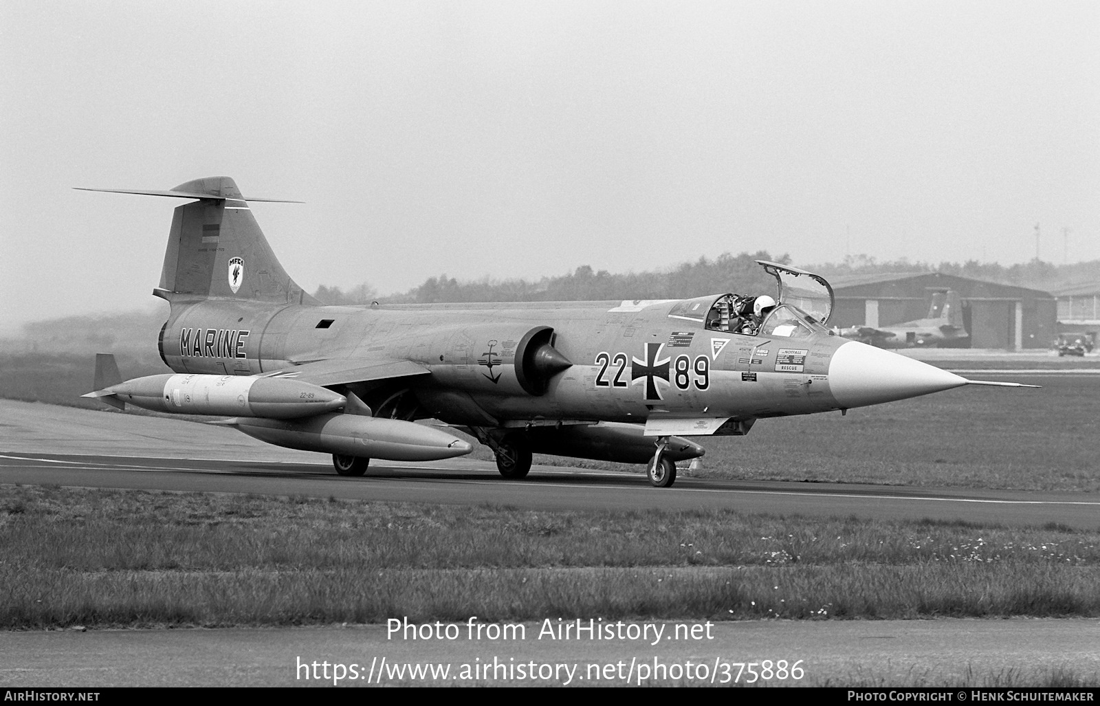 Aircraft Photo of 2289 | Lockheed F-104G Starfighter | Germany - Navy | AirHistory.net #375886