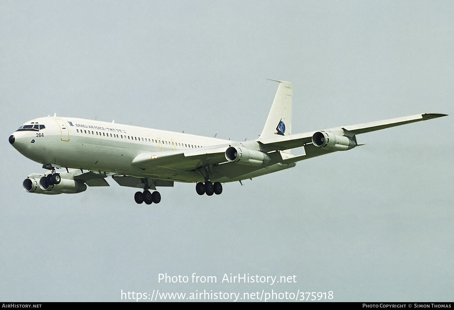 Aircraft Photo of 264 | Boeing 707-3J6C(KC) | Israel - Air Force | AirHistory.net #375918