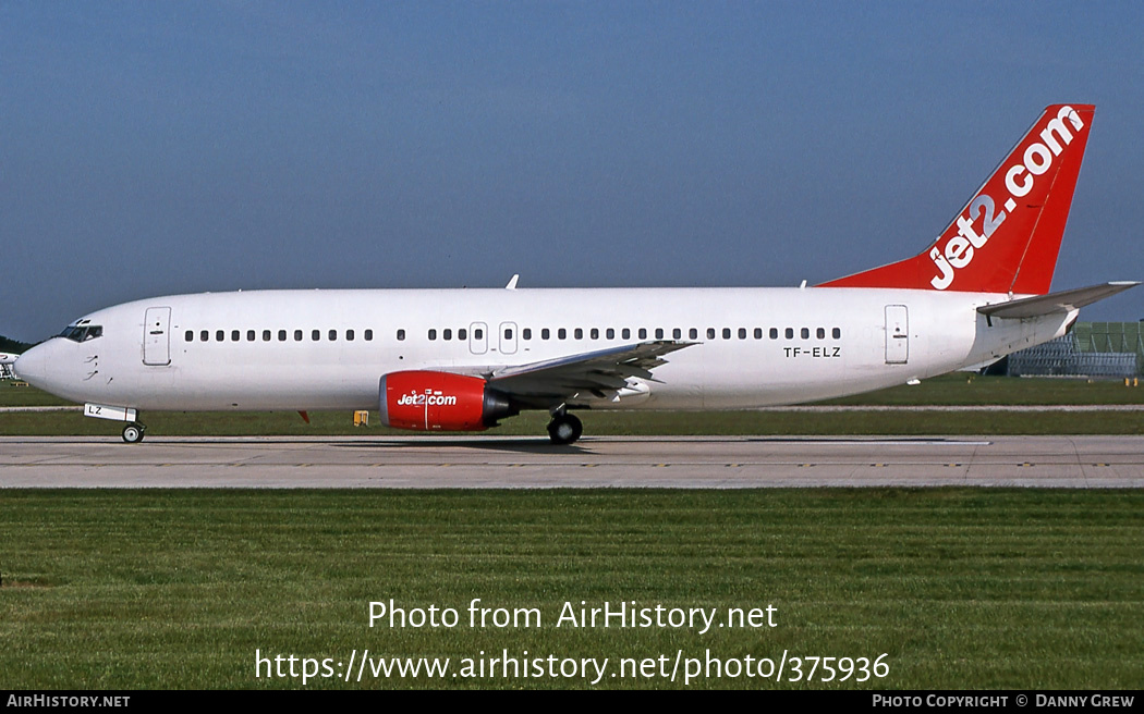 Aircraft Photo of TF-ELZ | Boeing 737-4Y0 | Jet2 | AirHistory.net #375936